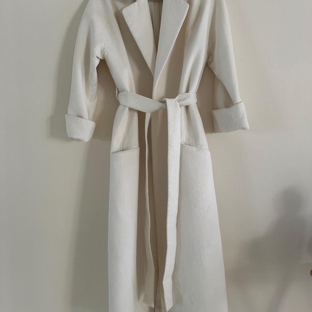 White belted Coat